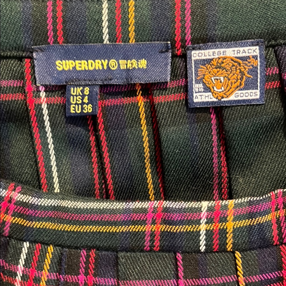 Superdry Plaid Skirt